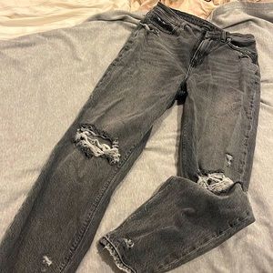 american eagle highest rise mom jean size 4 full length